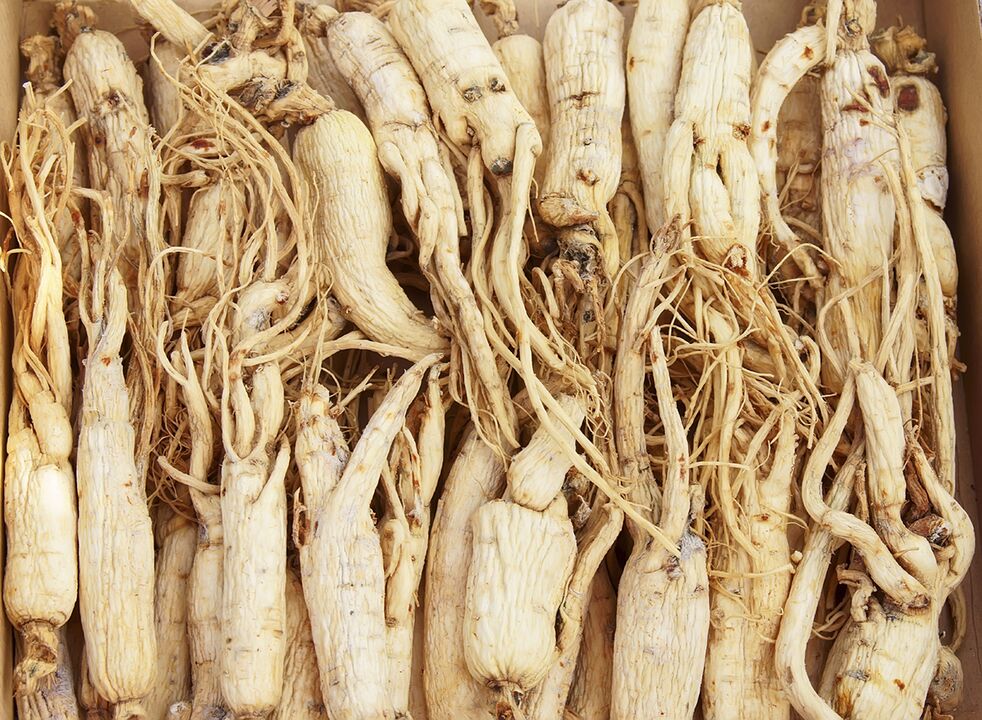 Based on ginseng root, you can prepare a potion-enhancing decoction