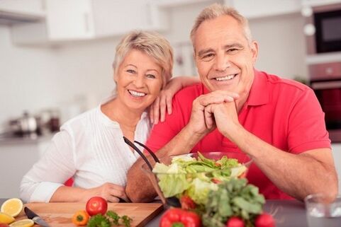 vegetable salad to increase potency after 60 years